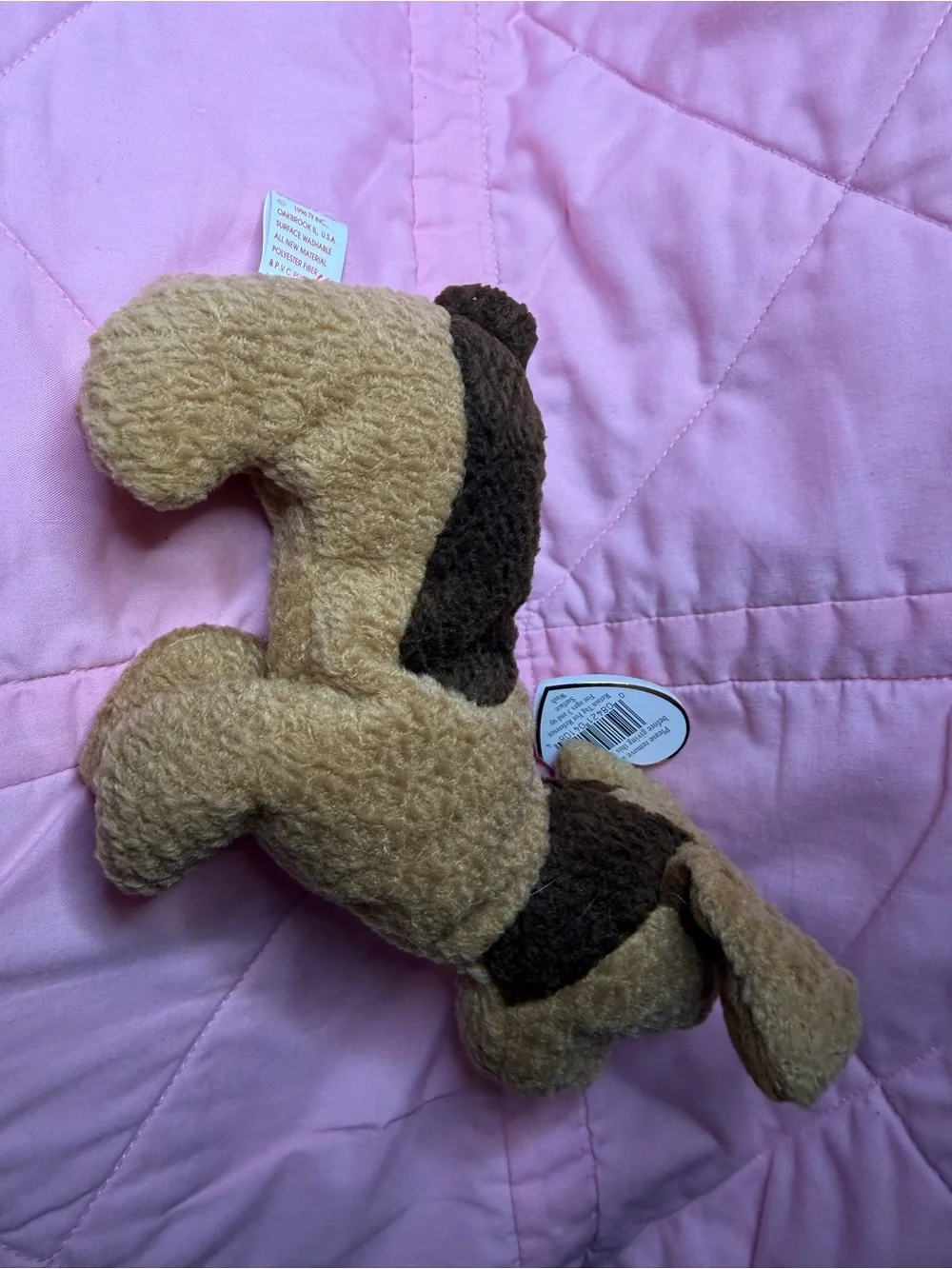 Vintage 1996 Retired Beanie Baby Tuffy Terrier with Tags Dog Stuffed Toy